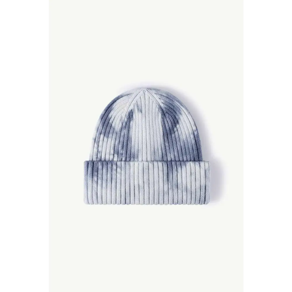 Elevate your look with the luxury fashion tie-dye ribbed beanie $13 picture flat lay, showcasing a stunning view