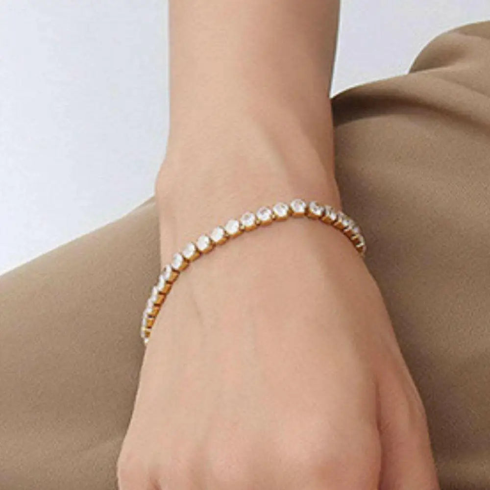 Elegant titanium steel bracelet for exclusive jewelry and luxury fashion $15.99 plating care to preserve the stunning