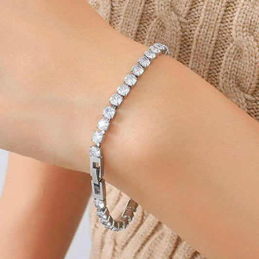 Elegant titanium steel bracelet for exclusive jewelry and luxury fashion $15.99 plating care to preserve the stunning