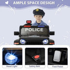 TOBBI 12V 2-Seater Electric Kids Off-Road Police Car - Maven Couture IncElectric Riding Vehicles