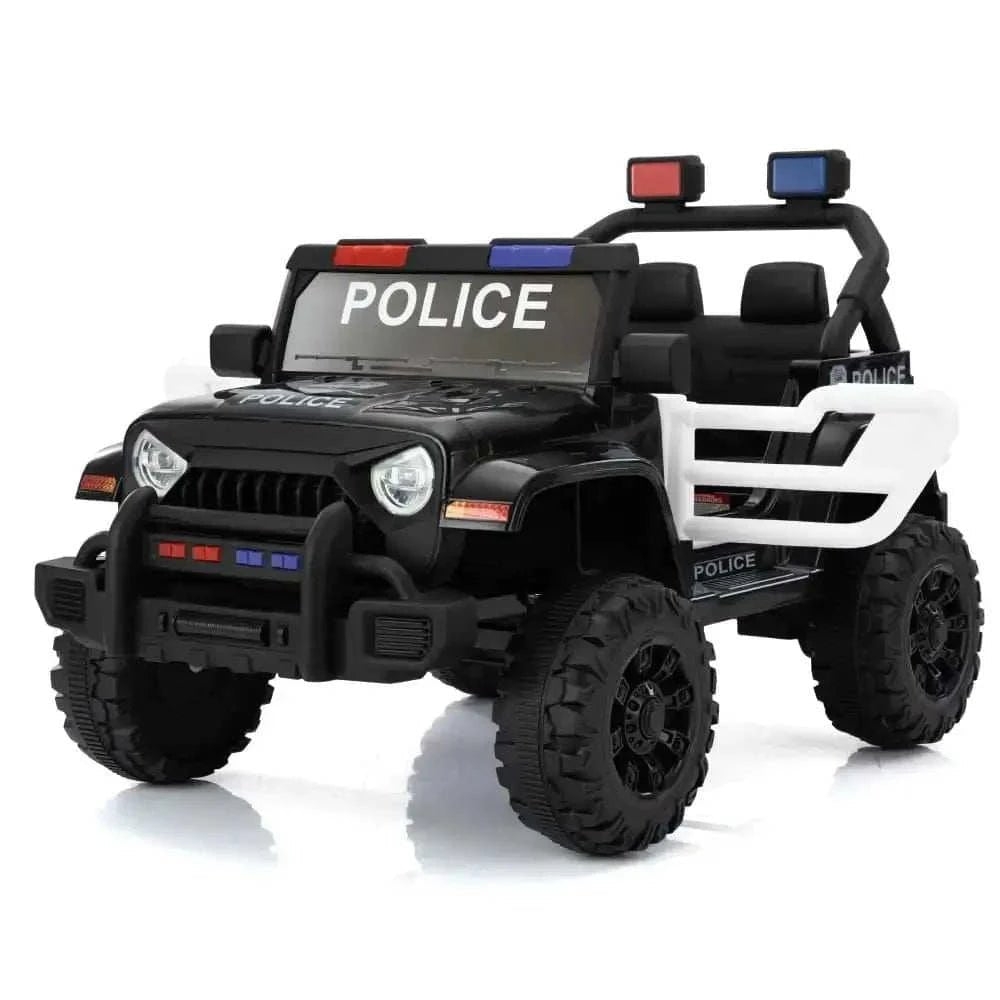 TOBBI 12V 2-Seater Electric Kids Off-Road Police Car