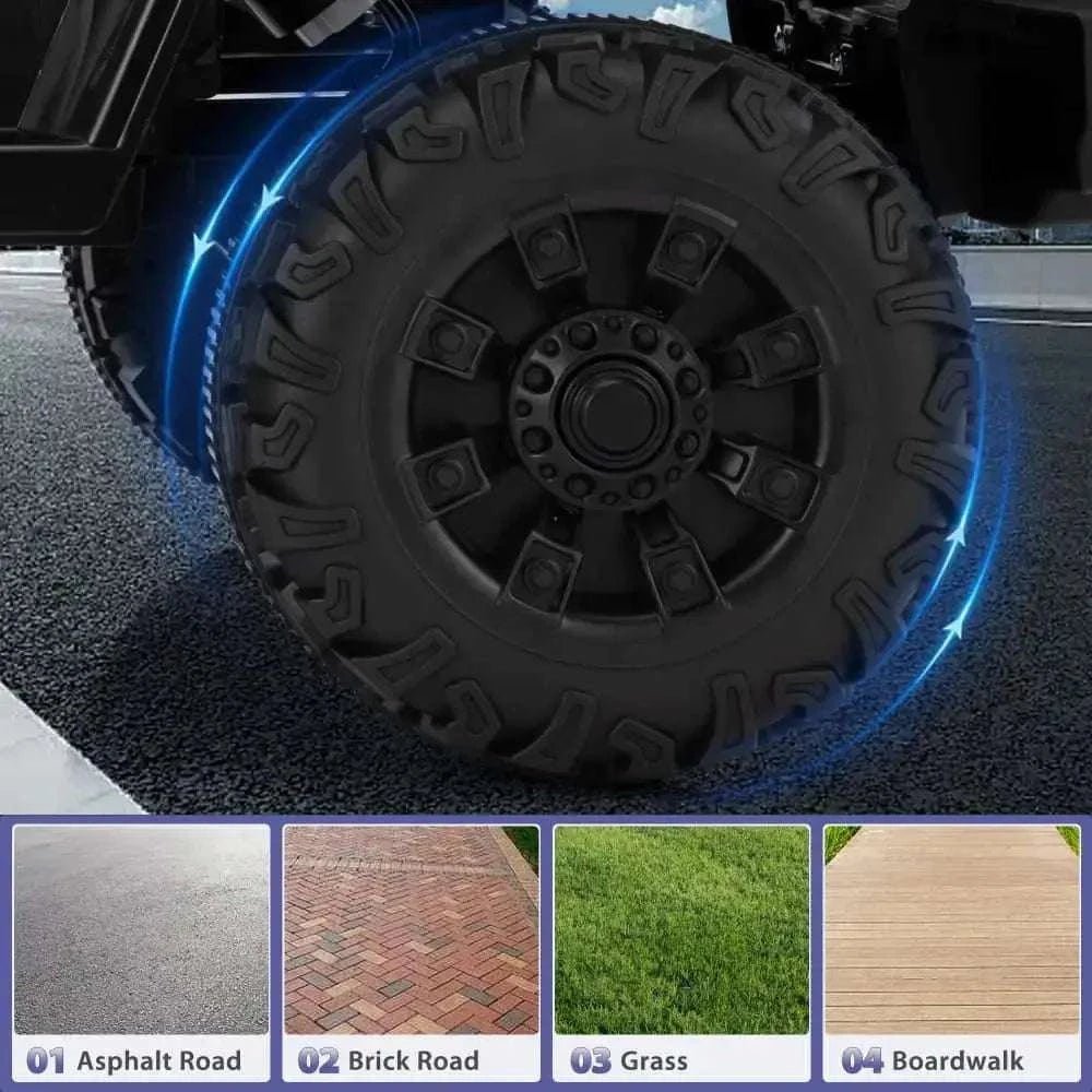 TOBBI 12V 2-Seater Electric Kids Off-Road Police Car - Maven Couture IncElectric Riding Vehicles