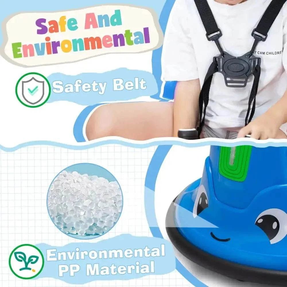 TOBBI 12V Electric Kids Ride-on Bumper Car