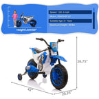TOBBI 12V Electric Kids Ride-On Dirt Bike with Training Wheels - Maven Couture IncElectric Riding Vehicles