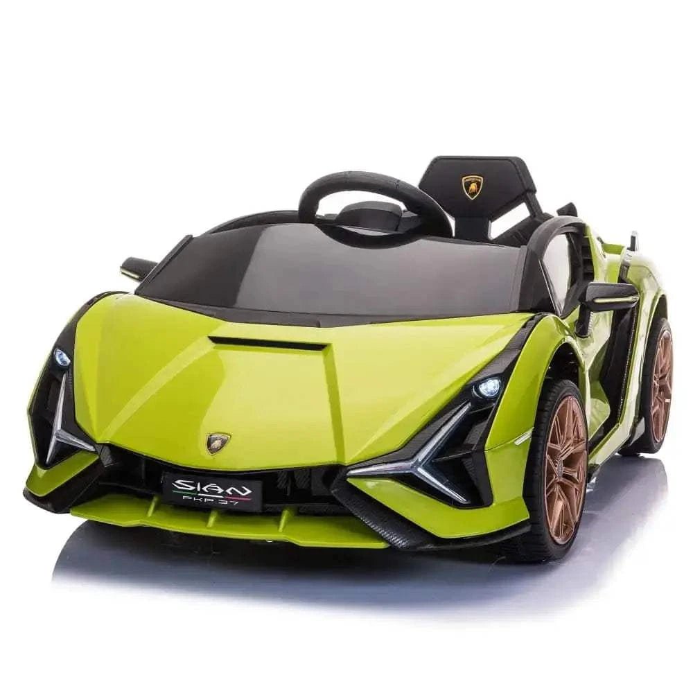 TOBBI 12V Licensed Lamborghini Sian Electric Kids Ride On Car