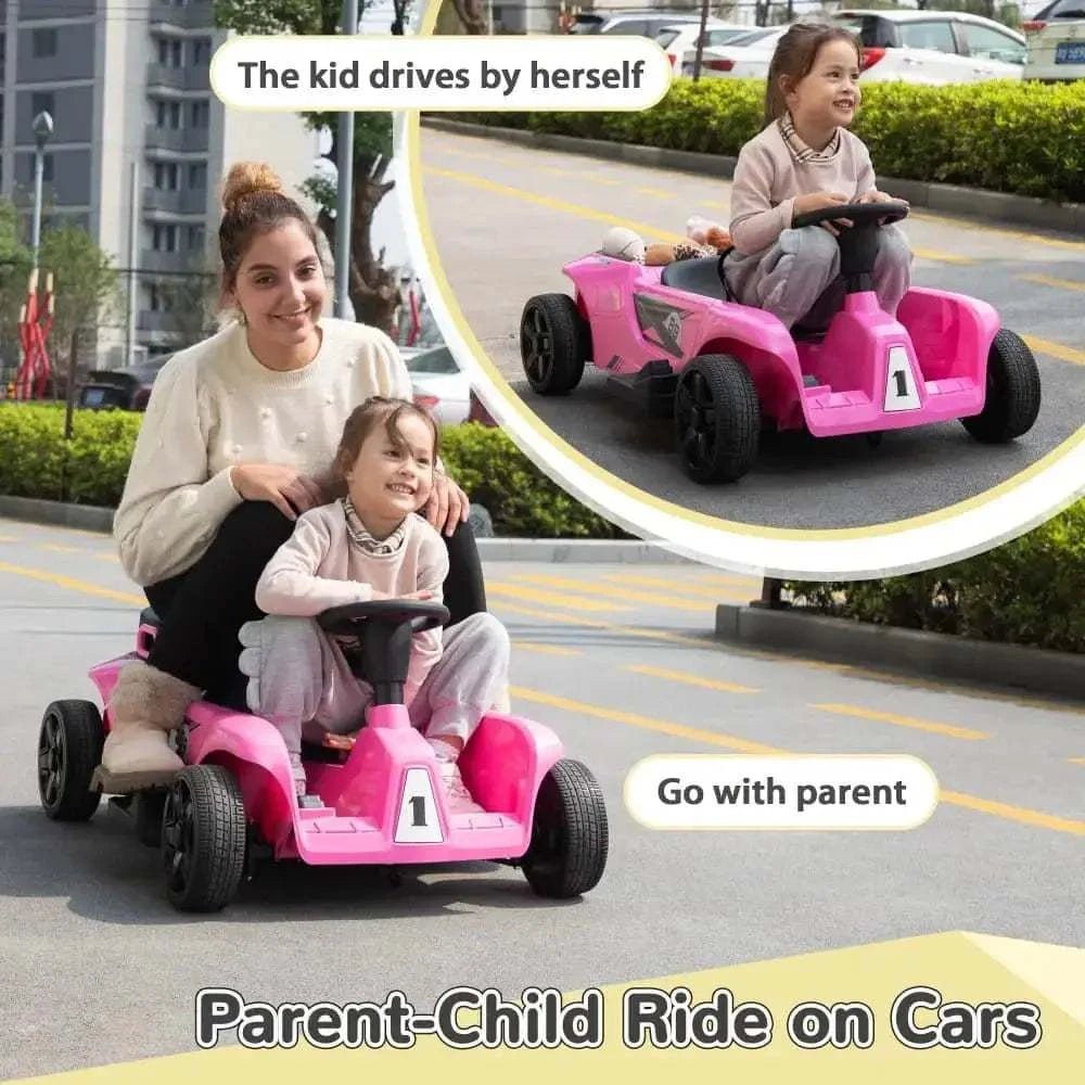 TOBBI 24V Electric 2-Seater Family Ride-On Car