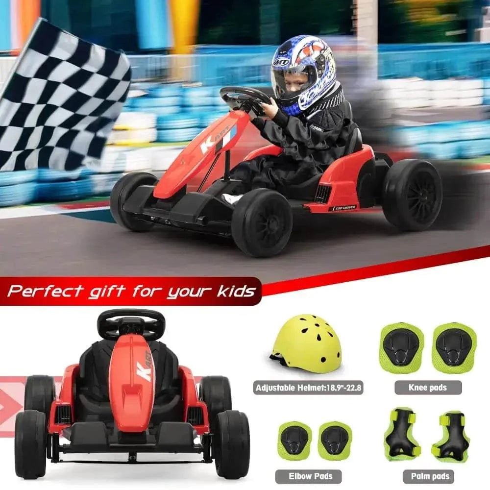 TOBBI 24V Electric Kids Drift Go Kart