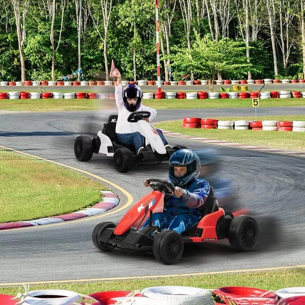 TOBBI 24V Electric Kids Drift Go Kart