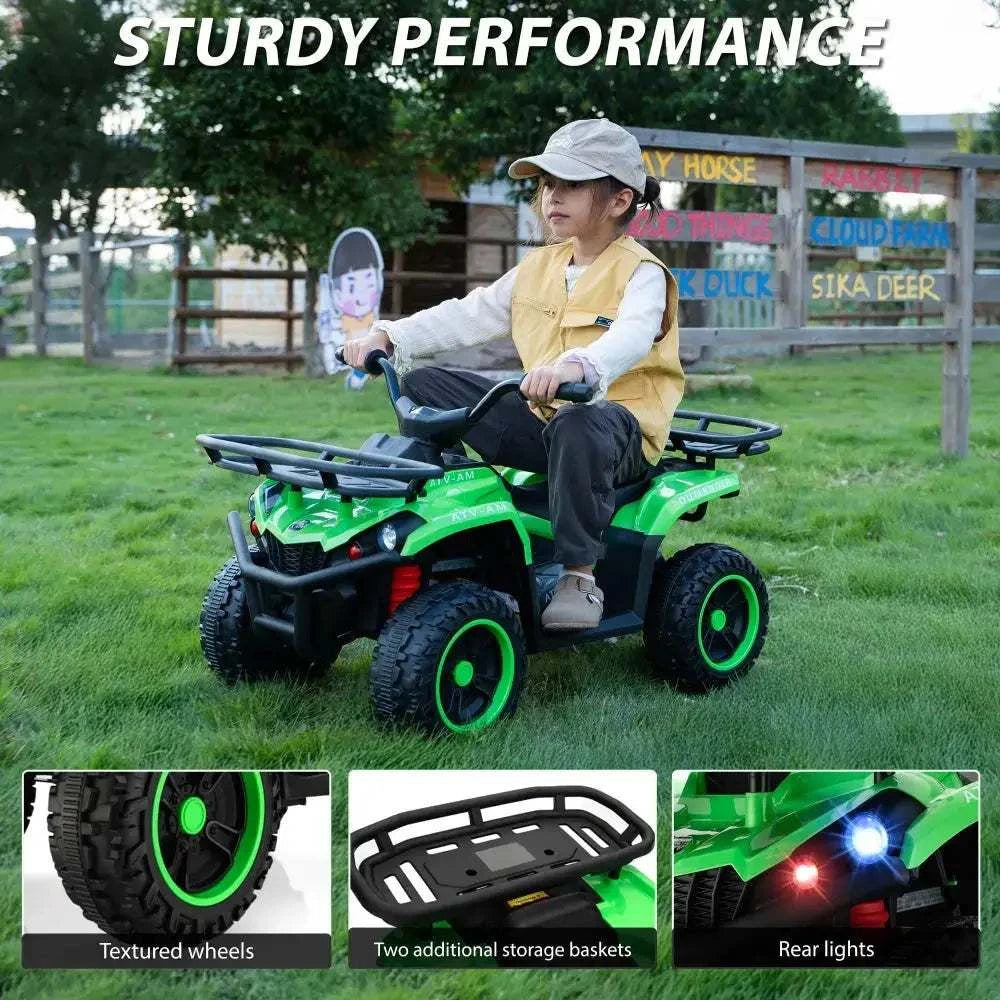 TOBBI 24V Electric Kids Ride-on ATV Quad