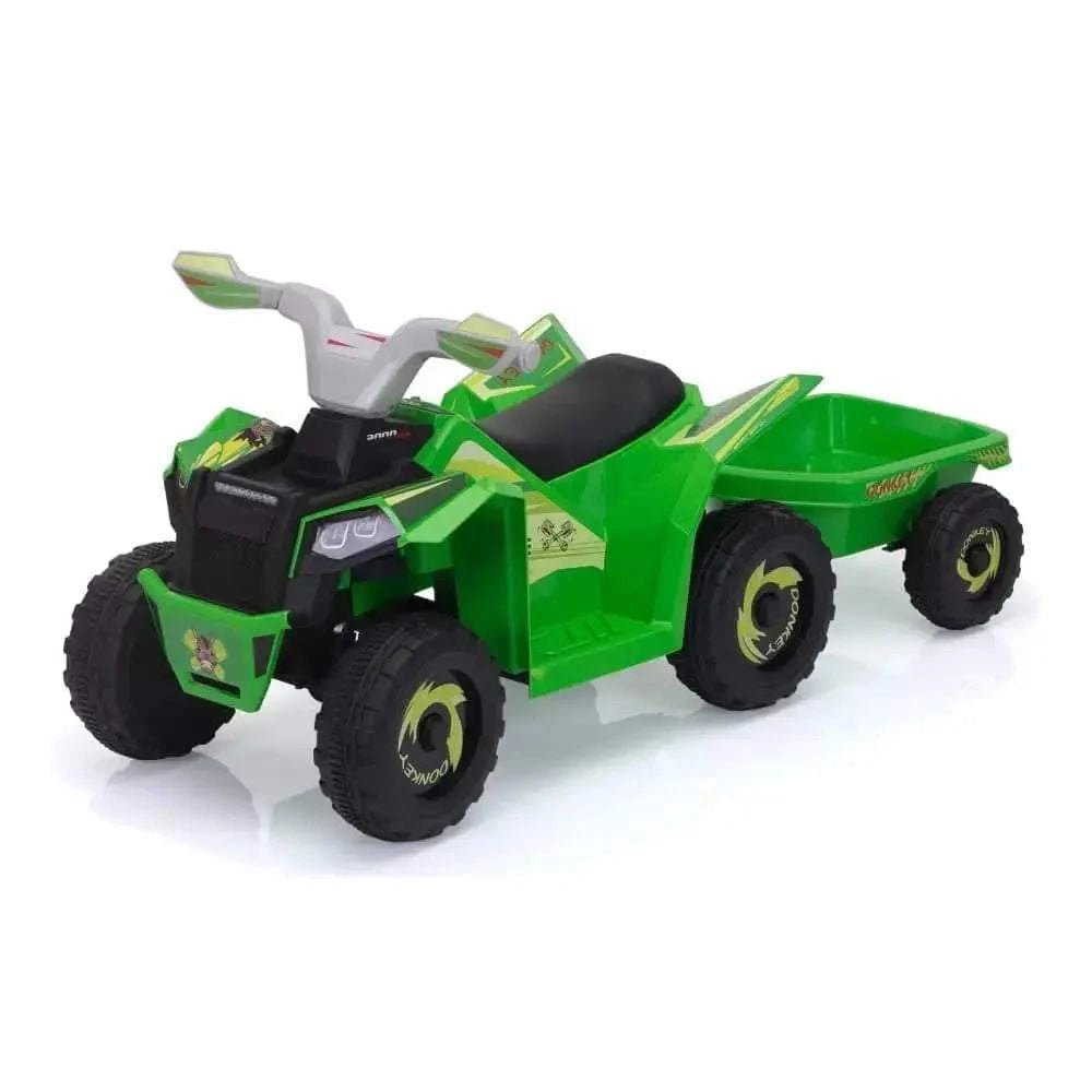 TOBBI 6V Electric Kids Ride-On ATV with Trailer - Maven Couture IncElectric Riding Vehicles