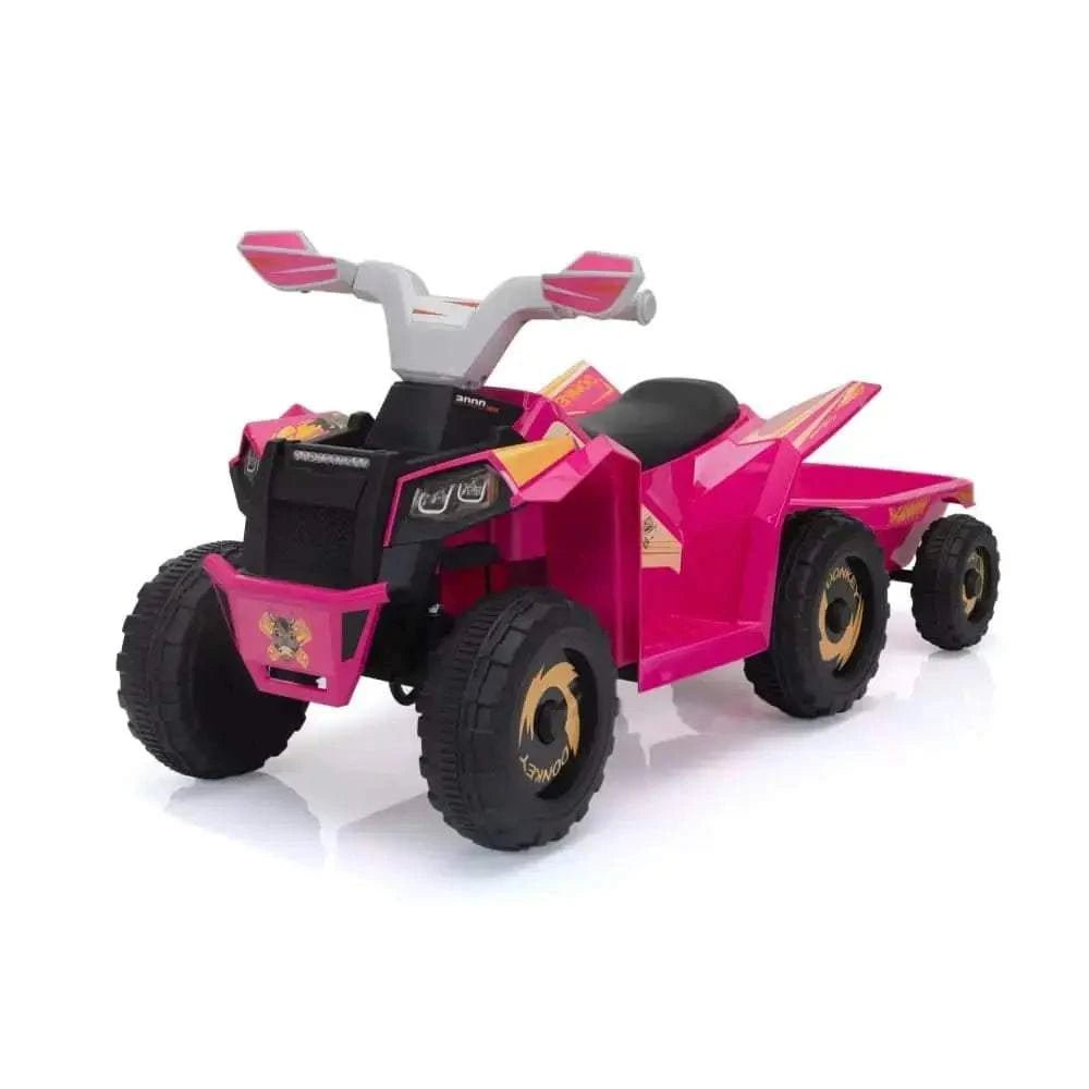 TOBBI 6V Electric Kids Ride-On ATV with Trailer - Maven Couture IncElectric Riding Vehicles
