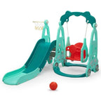 TOBBI & NYEEKOY 3-in-1 Car-Themed Toddler Slide and Swing Set - Maven Couture IncSwing Sets & Playsets