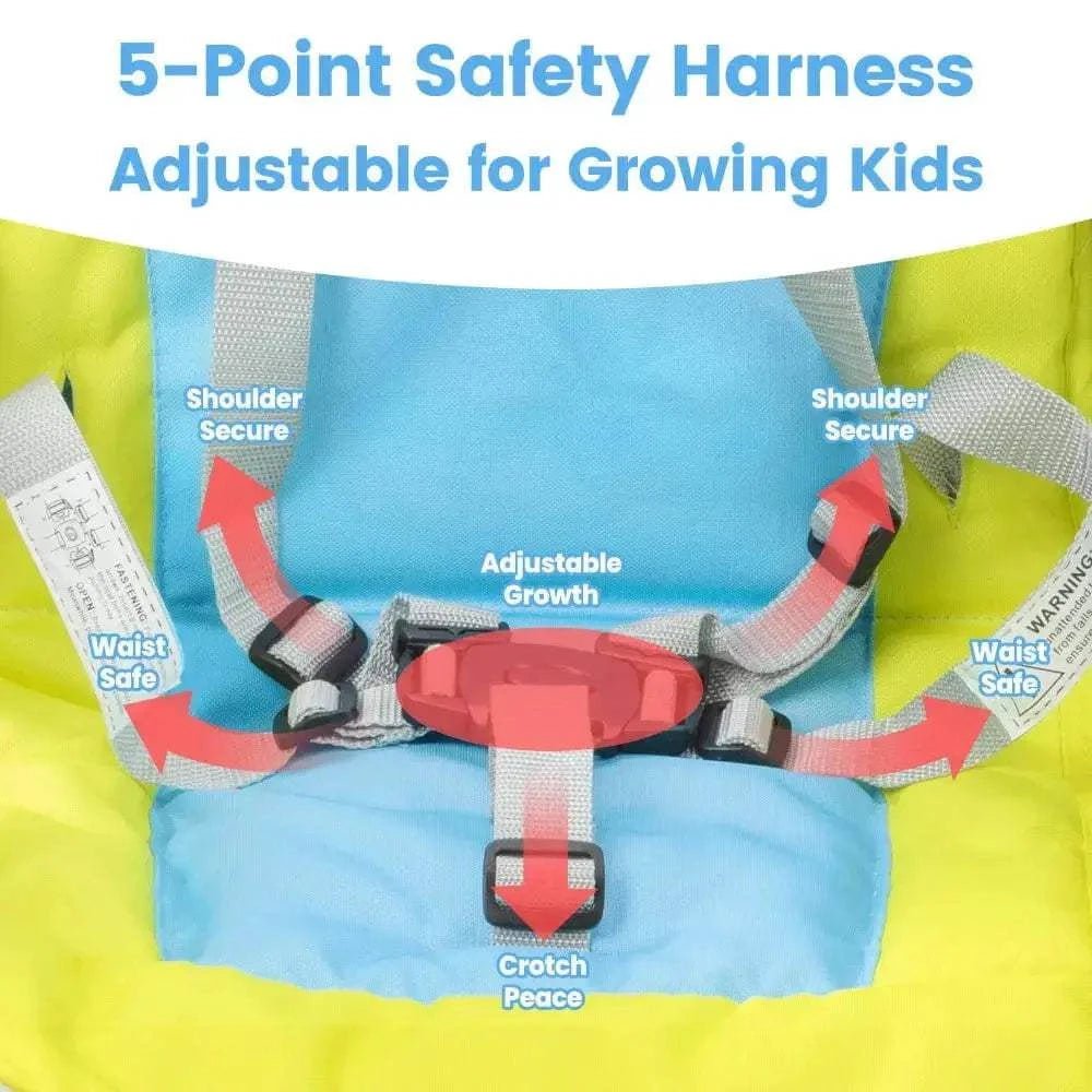 TOBBI & NYEEKOY 3-in-1 Convertible Toddler Highchair with Table