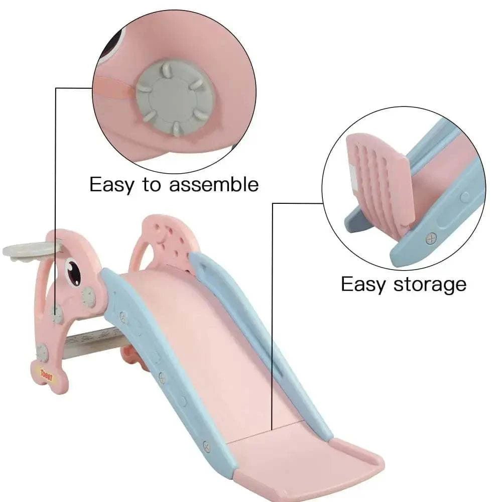 TOBBI & NYEEKOY 3-in-1 Dolphin-Themed Toddler Slide Set - Maven Couture IncSlides