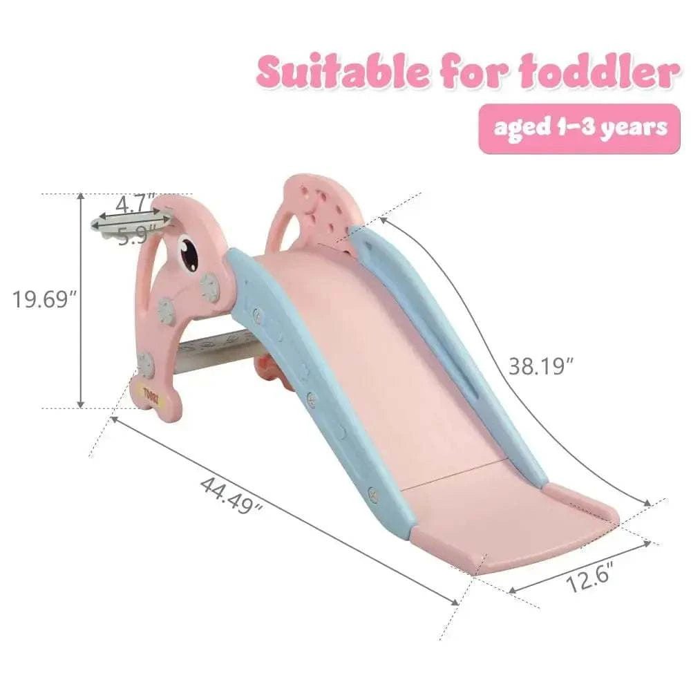 TOBBI & NYEEKOY 3-in-1 Dolphin-Themed Toddler Slide Set - Maven Couture IncSlides