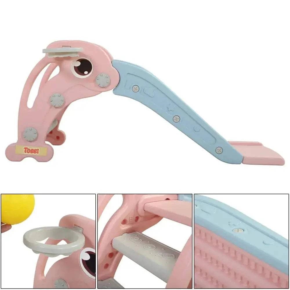 TOBBI & NYEEKOY 3-in-1 Dolphin-Themed Toddler Slide Set - Maven Couture IncSlides