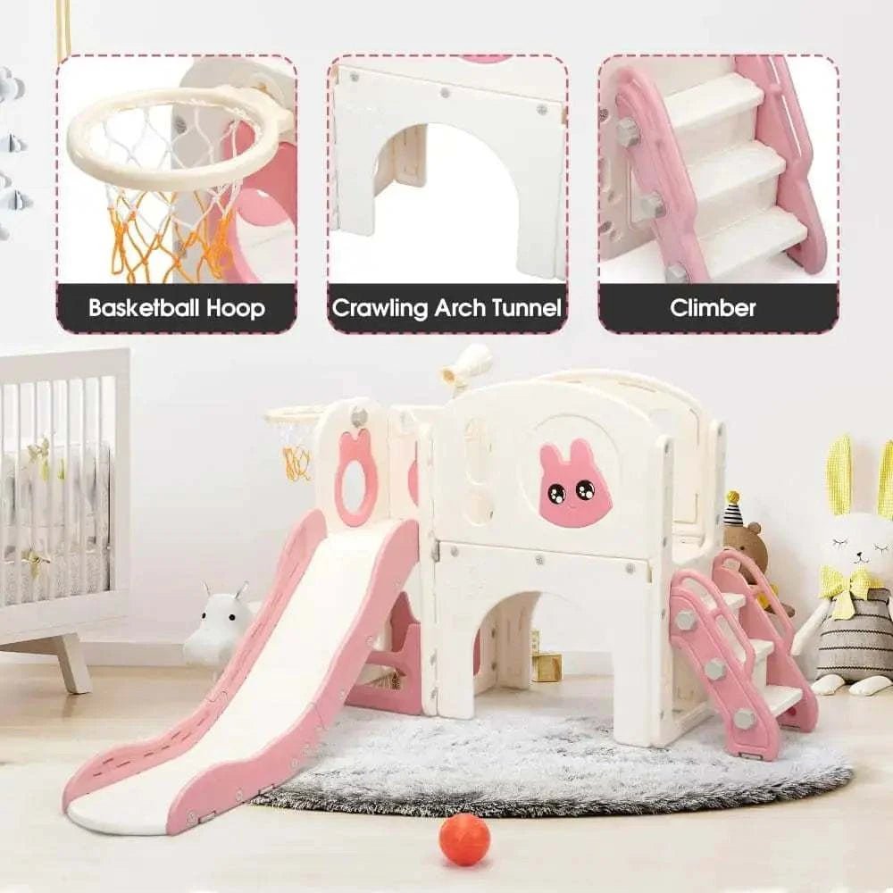 TOBBI & NYEEKOY 8-in-1 Toddler Slide Climber Set - Maven Couture IncSlides