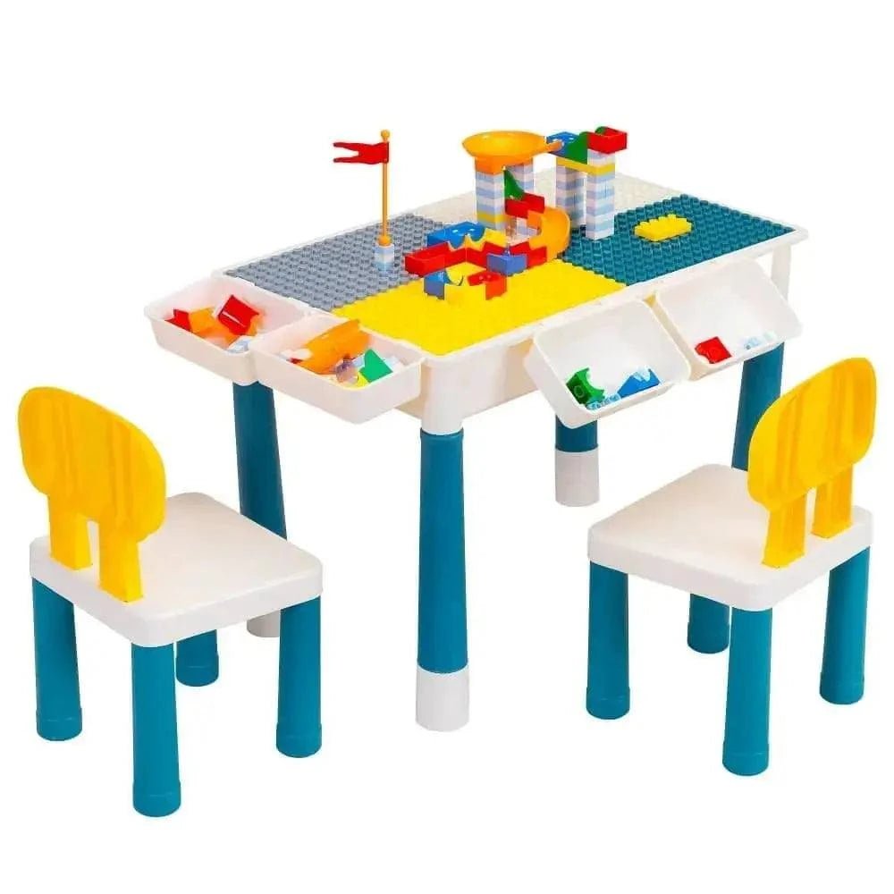 TOBBI & NYEEKOY Multi-Function Rectangular Kids Activity Table Set - Maven Couture IncBaby & Toddler Furniture Sets