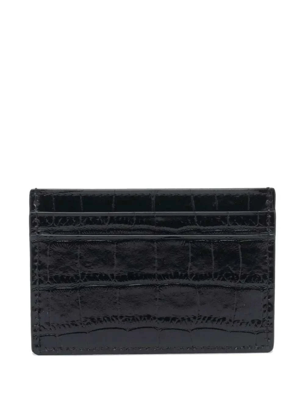 TOM FORD Crocodile-Print Leather Mini Card Holder - Maven Couture IncSMALL LEATHER GOODS