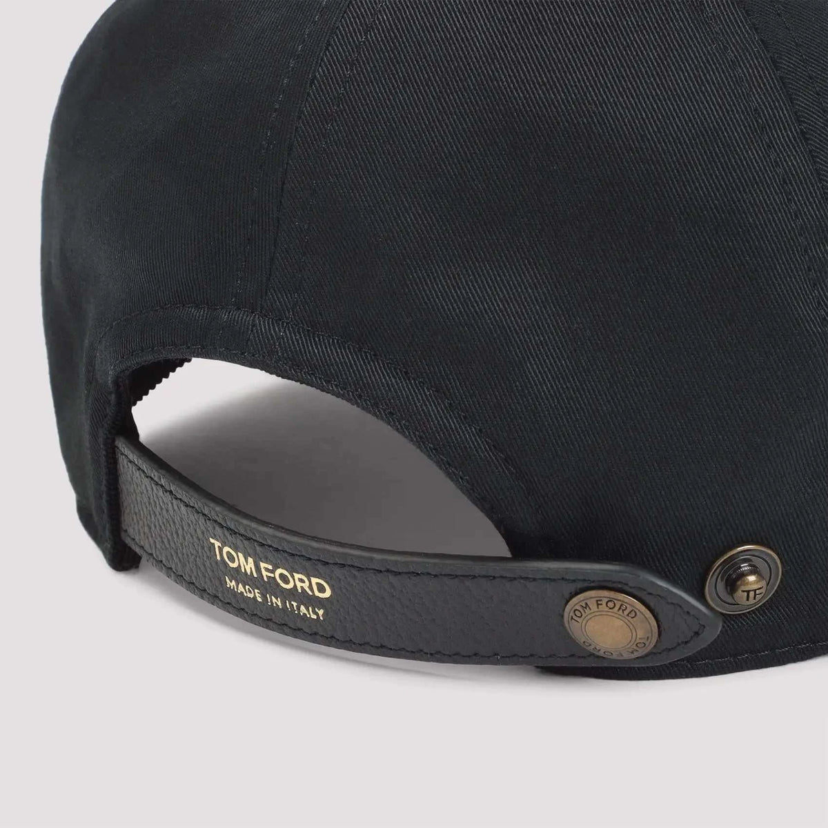 TOM FORD Men's Classic Cotton and Leather Hat - Maven Couture IncCAPS & HATS