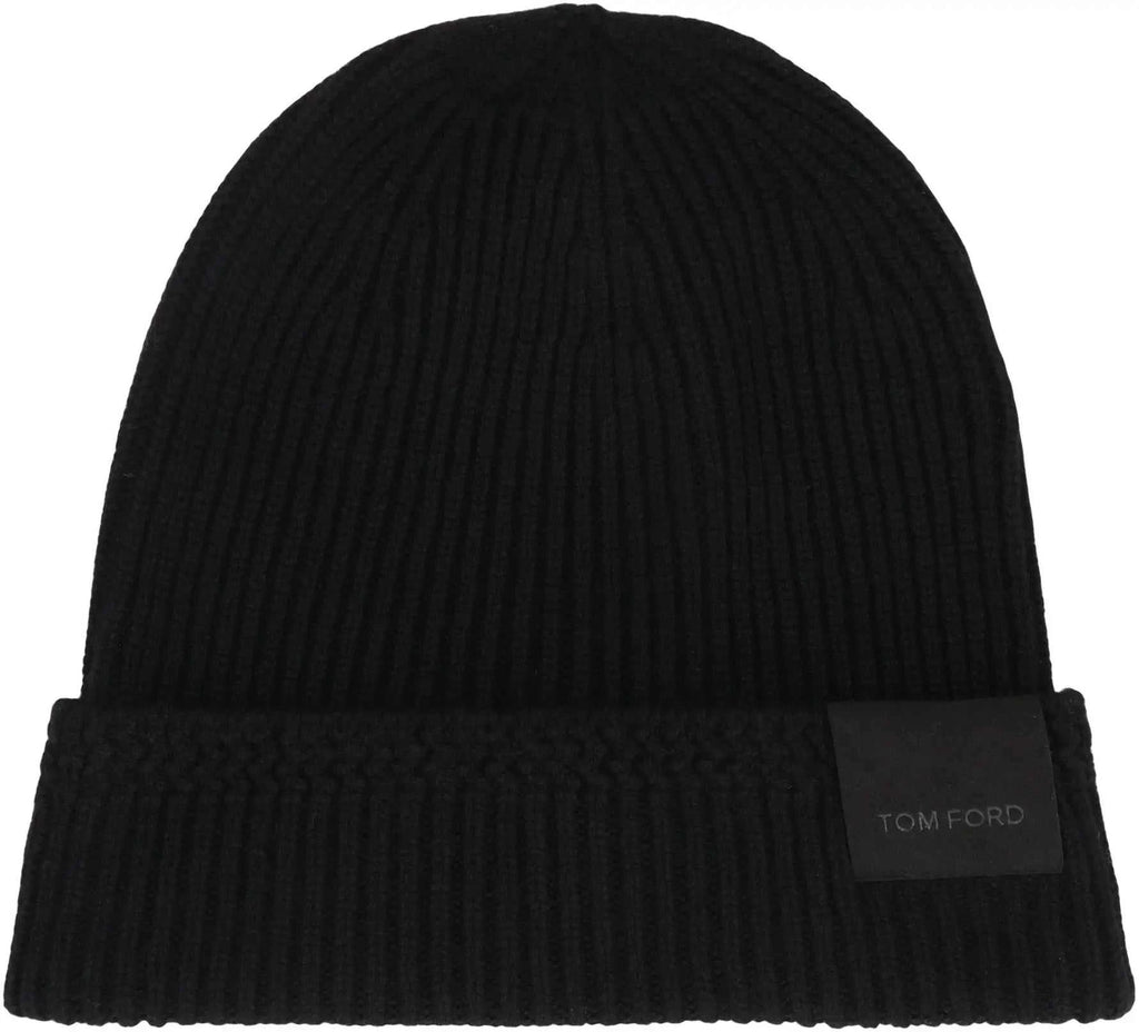 TOM FORD Ribbed Knit Beanie for Men - Maven Couture IncCAPS & HATS