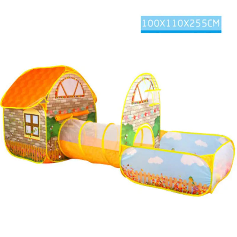 Vibrant play house with colorful ocean balls for imaginative fun $63.99 high-quality polyester fiber ensures durability