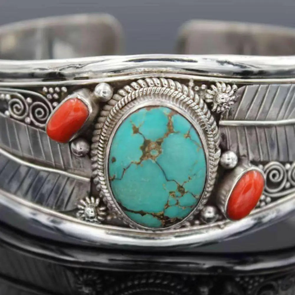 Turquoise open bracelet igniting luxury fashion for women $10 alloy, turquoise care to maintain the brilliance