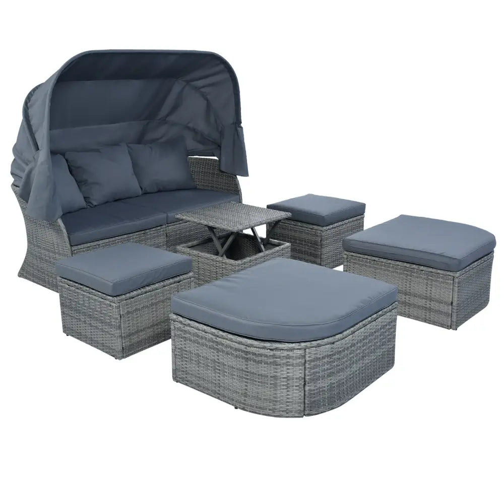 U style luxury patio furniture set for elegant outdoor relaxation $1,099.99 u_style outdoor patio furniture set daybed