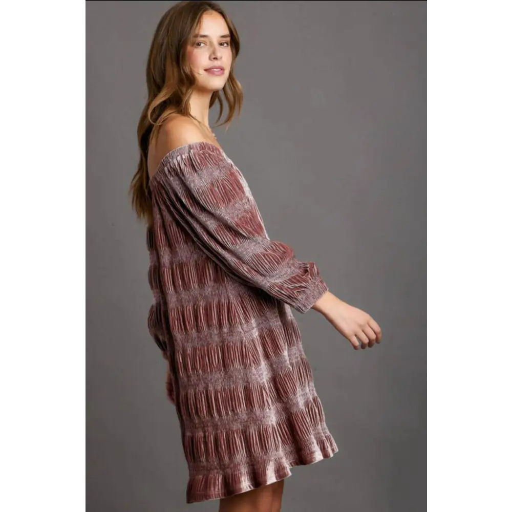 Glamorous off-shoulder velvet mini dress for luxury fashion lovers $49.99 indulge in the enchanting allure