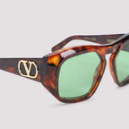 VALENTINO GARAVANI Chic Acetate Sunglasses for Women - Maven Couture IncSunglasses