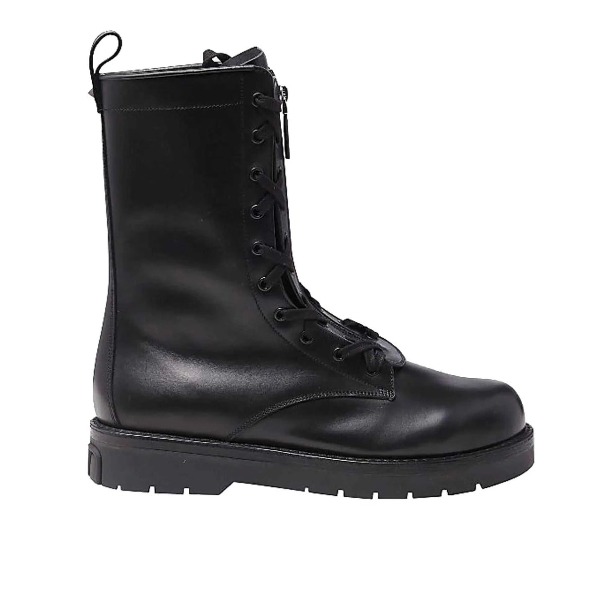 Valentino Garavani Valentino Garavani Combat Leather Boots - Maven Couture IncMen's Boots
