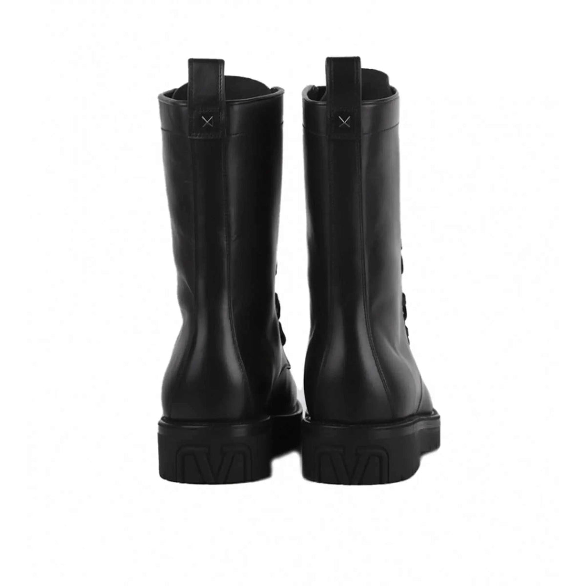 Valentino Garavani Valentino Garavani Combat Leather Boots - Maven Couture IncMen's Boots