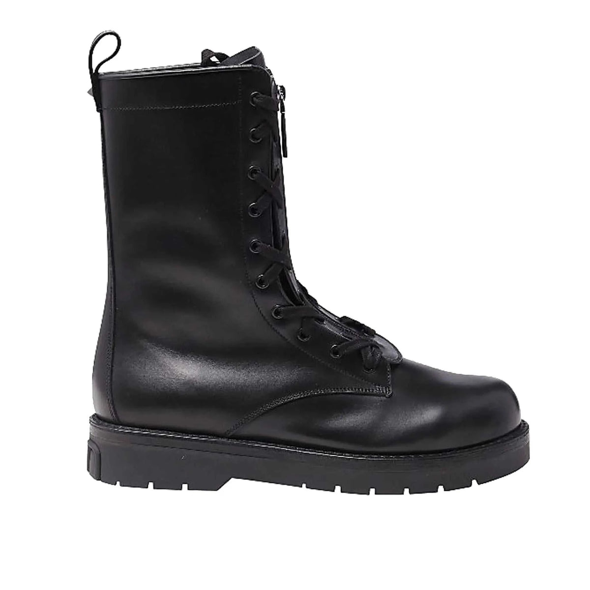 Valentino Garavani Valentino Garavani Combat Leather Boots - Maven Couture IncMen's Boots