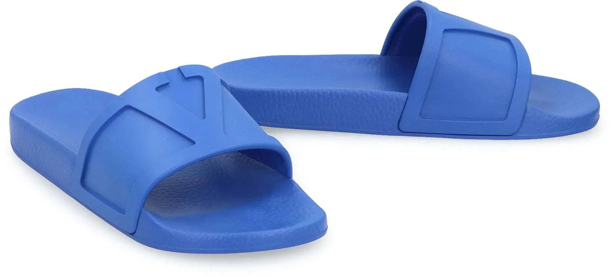 VALENTINO GARAVANI Coolsideline Rubber Slide Sandals for Men - Maven Couture IncSANDALS