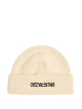 VALENTINO GARAVANI Cotton and Wool Beanie with Turn-Up Brim - Maven Couture IncCAPS & HATS