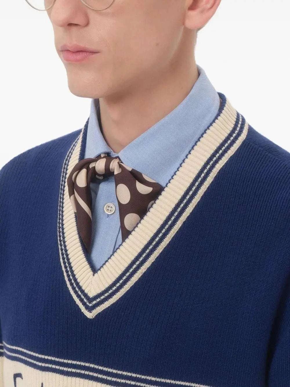 VALENTINO GARAVANI Cotton and Wool Beanie with Turn-Up Brim - Maven Couture IncCAPS & HATS