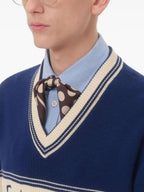 VALENTINO GARAVANI Cotton and Wool Beanie with Turn-Up Brim - Maven Couture IncCAPS & HATS