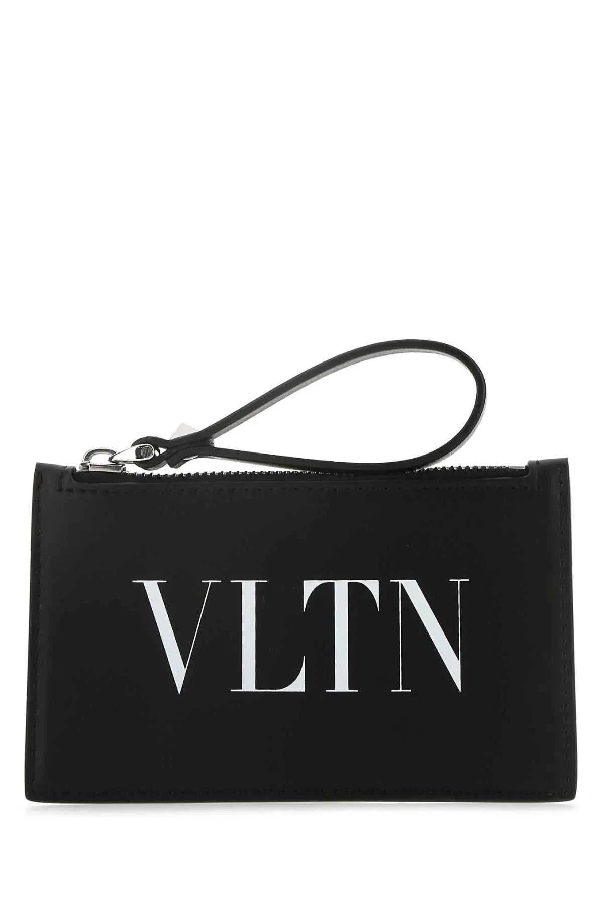 VALENTINO GARAVANI Men's Mini Leather Card Holder - Maven Couture IncSMALL LEATHER GOODS