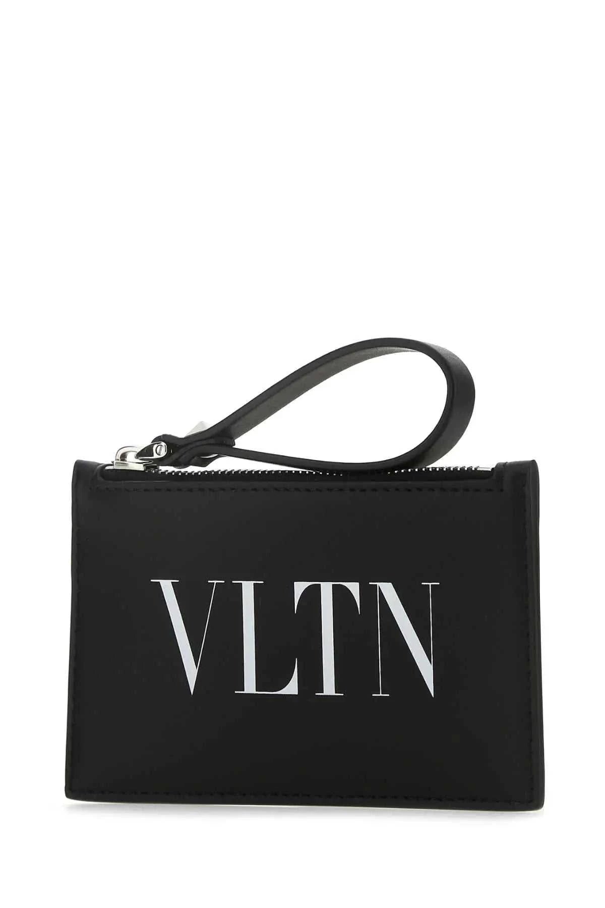 VALENTINO GARAVANI Men's Mini Leather Card Holder - Maven Couture IncSMALL LEATHER GOODS