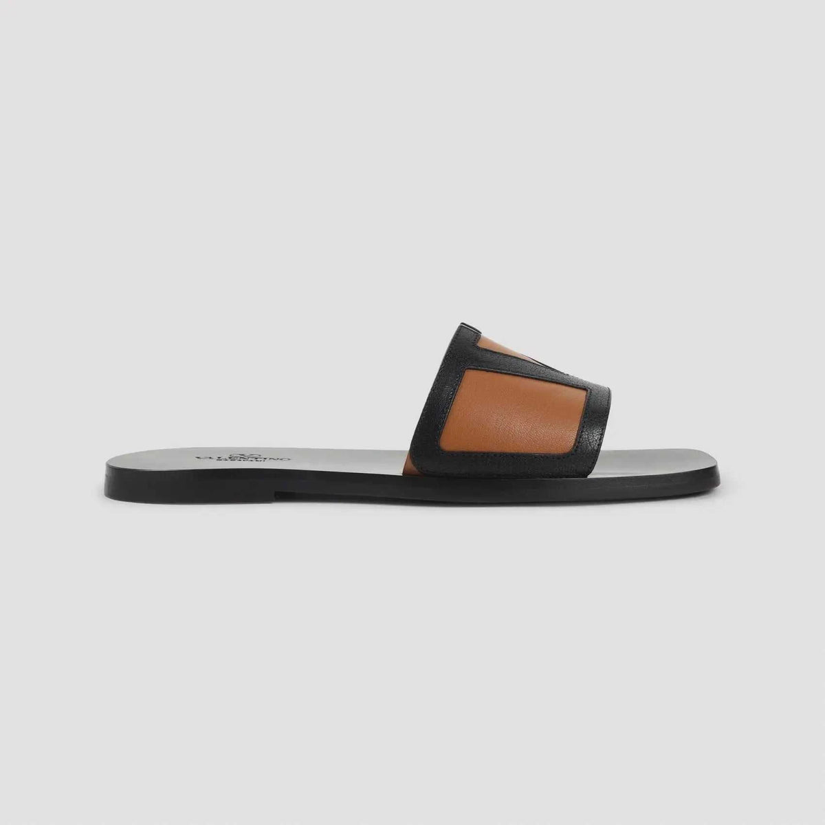 VALENTINO GARAVANI Men's Premium Leather Slides - Maven Couture IncSANDALS