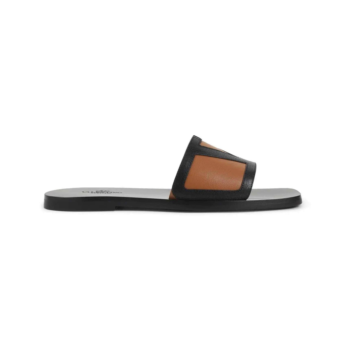 VALENTINO GARAVANI Men's Premium Leather Slides - Maven Couture IncSANDALS