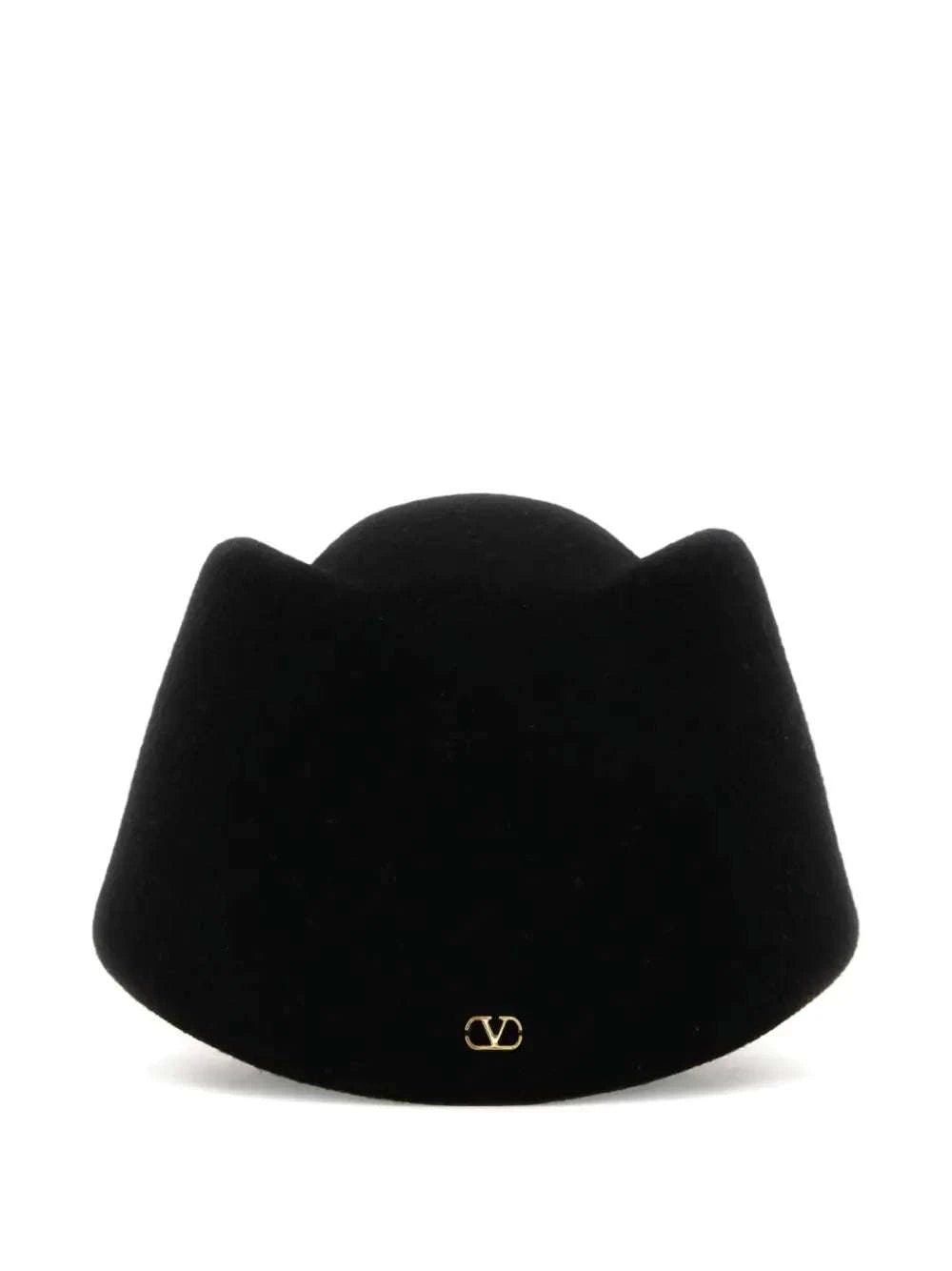VALENTINO GARAVANI Merino Wool Rounded Crown Hat - Maven Couture IncCAPS & HATS