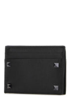VALENTINO GARAVANI Mini Leather Rockstud Card Holder - Maven Couture IncSMALL LEATHER GOODS