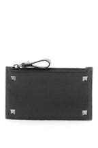 VALENTINO GARAVANI Mini Rockstud Leather Card Holder - Maven Couture IncSMALL LEATHER GOODS