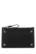 VALENTINO GARAVANI Mini Rockstud Leather Card Holder - Maven Couture IncSMALL LEATHER GOODS
