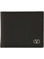 VALENTINO GARAVANI Mini Signature Grainy Calfskin Wallet - Maven Couture IncSMALL LEATHER GOODS