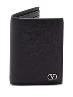 VALENTINO GARAVANI Mini Vlogo Signature Cardholder in Grainy Calfskin - Maven Couture IncSMALL LEATHER GOODS