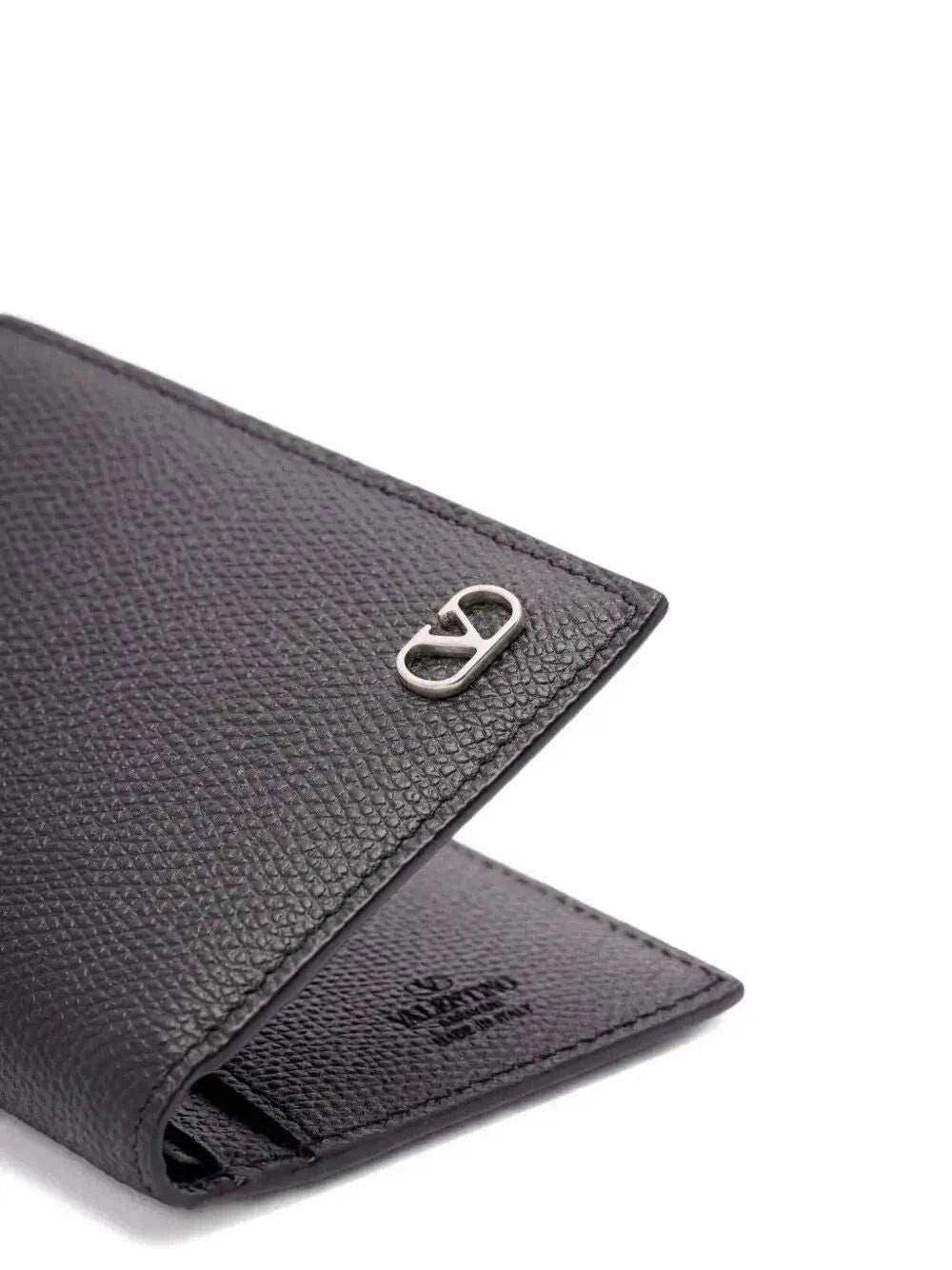 VALENTINO GARAVANI Mini Vlogo Signature Cardholder in Grainy Calfskin - Maven Couture IncSMALL LEATHER GOODS