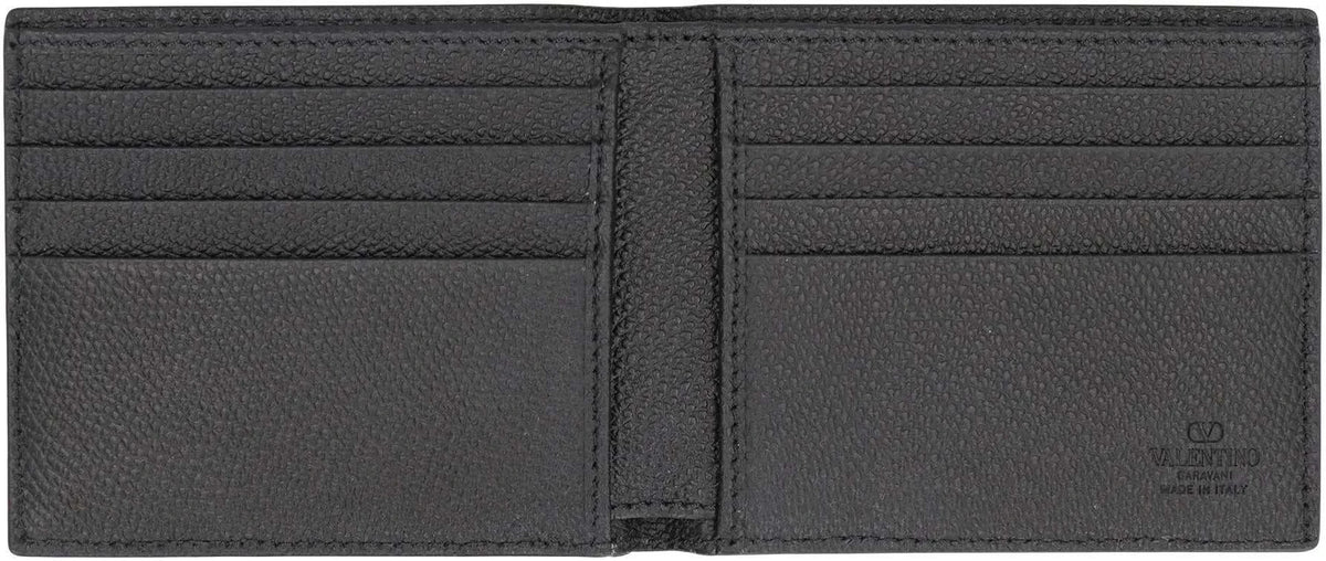 VALENTINO GARAVANI Mini Vlogo Signature Leather Wallet - Maven Couture IncSMALL LEATHER GOODS