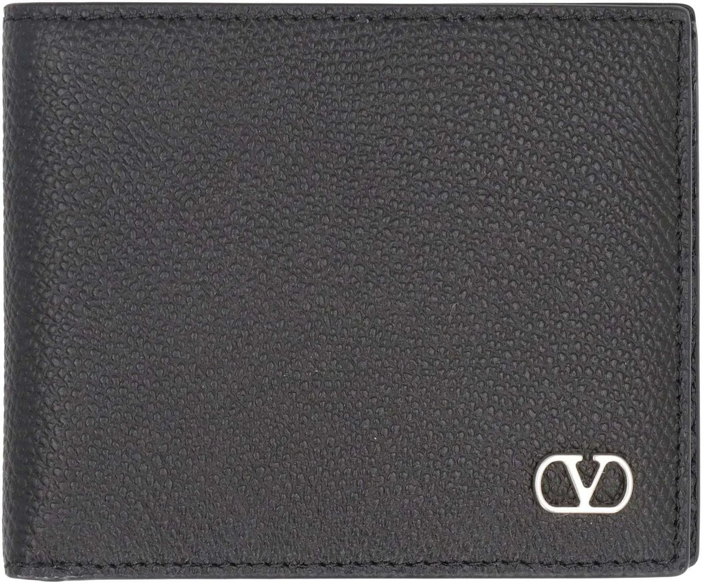 VALENTINO GARAVANI Mini Vlogo Signature Leather Wallet - Maven Couture IncSMALL LEATHER GOODS